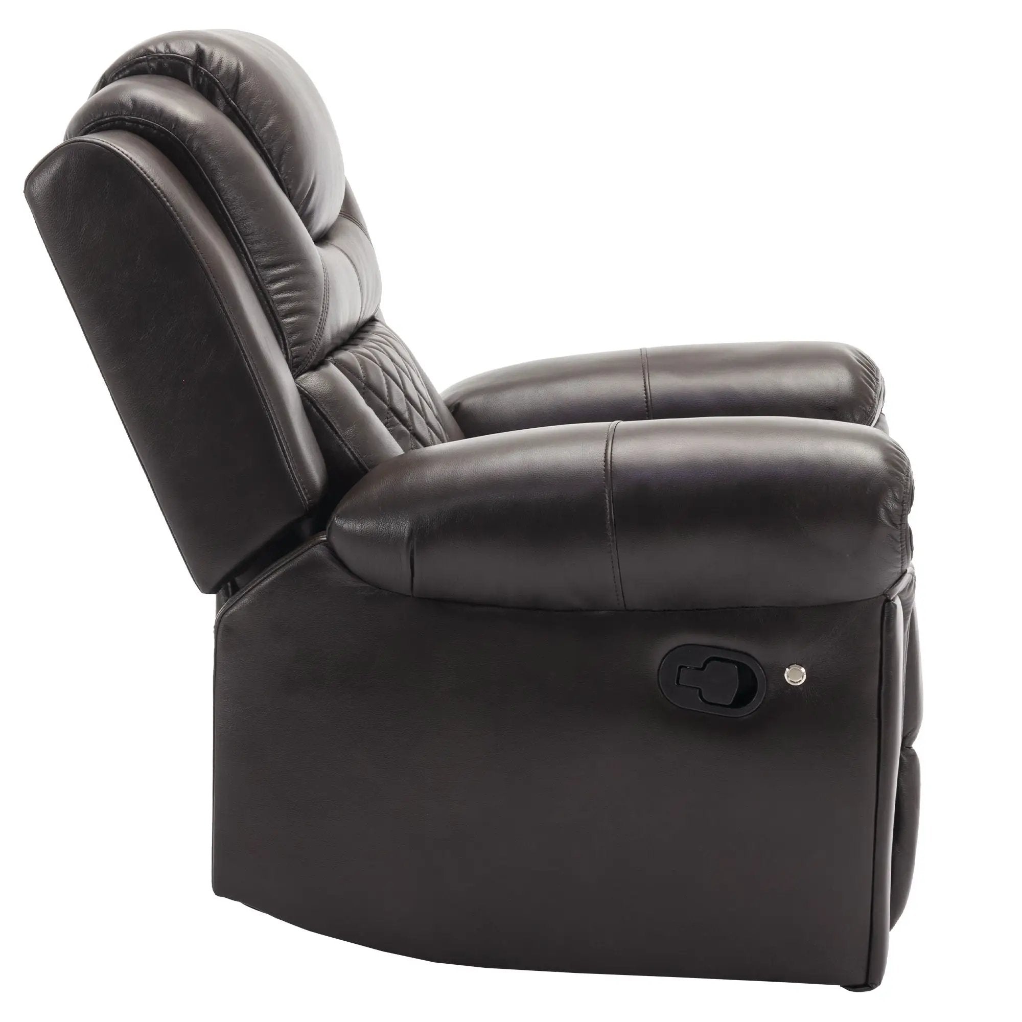 Home Theater Seating Manual Recliner Chair With Led Light Strip For Living Room by HouseOfZazla