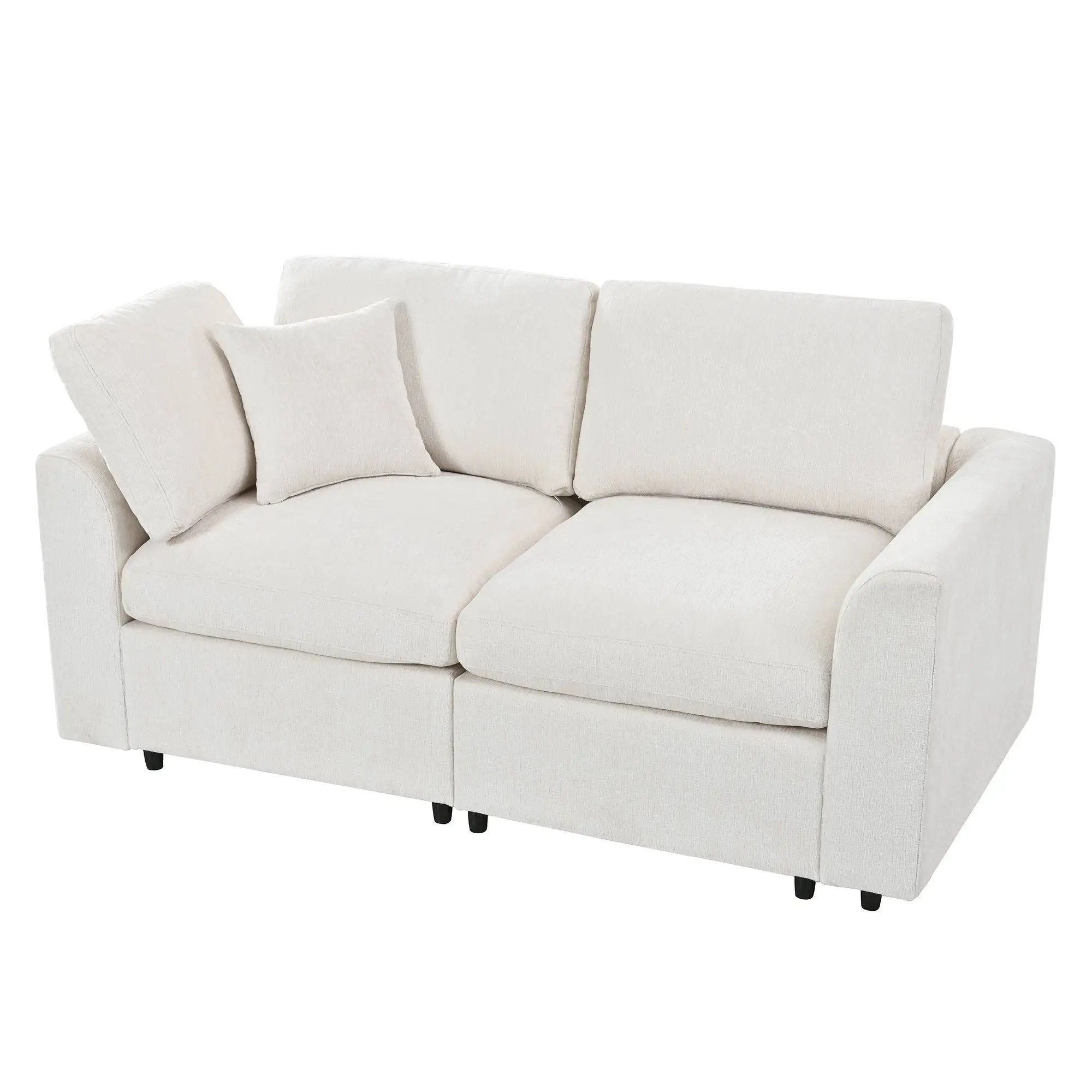 U-Style 4-Piece Modular Sofa Set by HouseOfZazla