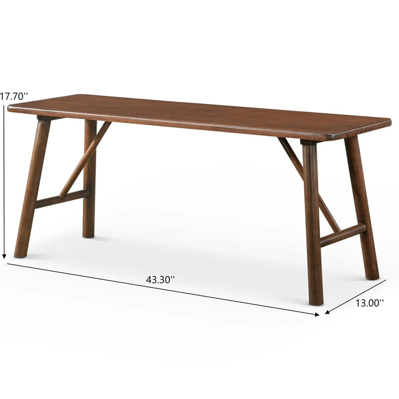 Molly - Bench - Walnut Brown by Unique Piece Furniture