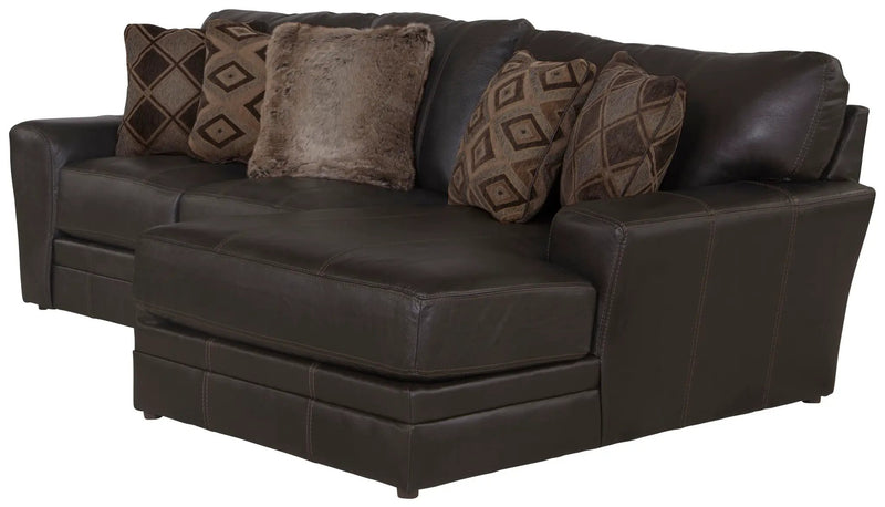 Denali - Italian Leather Match Sectional by Unique Piece Furniture
