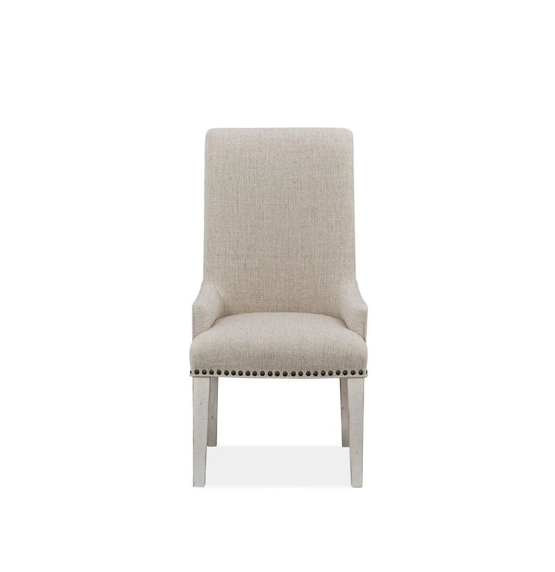 Bronwyn - Upholstered Host Side Chair (Set of 2) - Alabaster by Unique Piece Furniture
