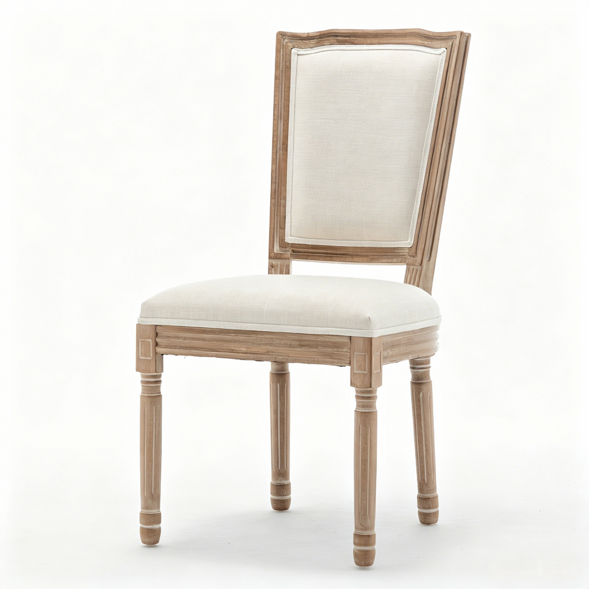 Farmhouse Solid Wood Frame Dining Chairs with Cushioned by HouseOfZazla
