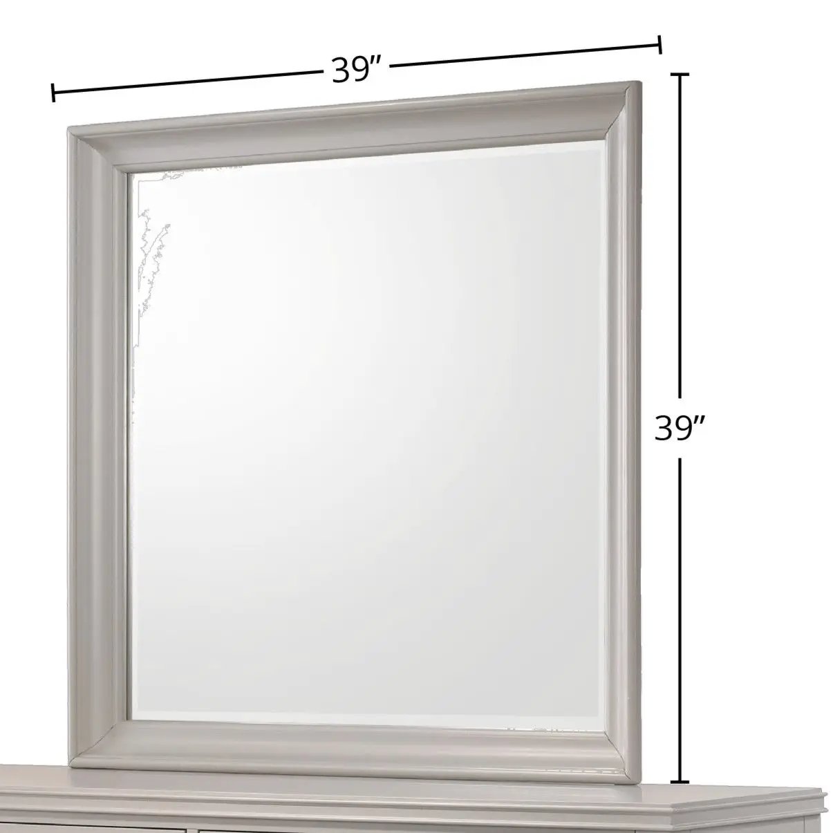 Square Mirror, Stylish Design by Unique Piece Furniture