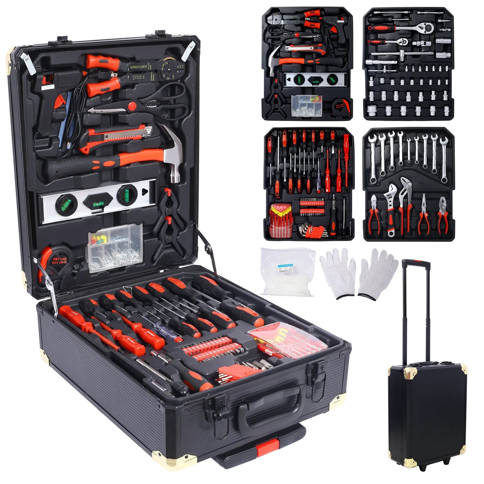 969pcs Home Repair Tool Set Kit for Men by HouseOfZazla