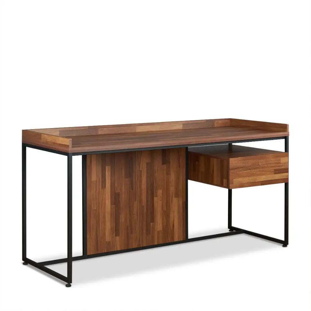 Sara - Writing Desk - Walnut & Sandy Black by Unique Piece Furniture
