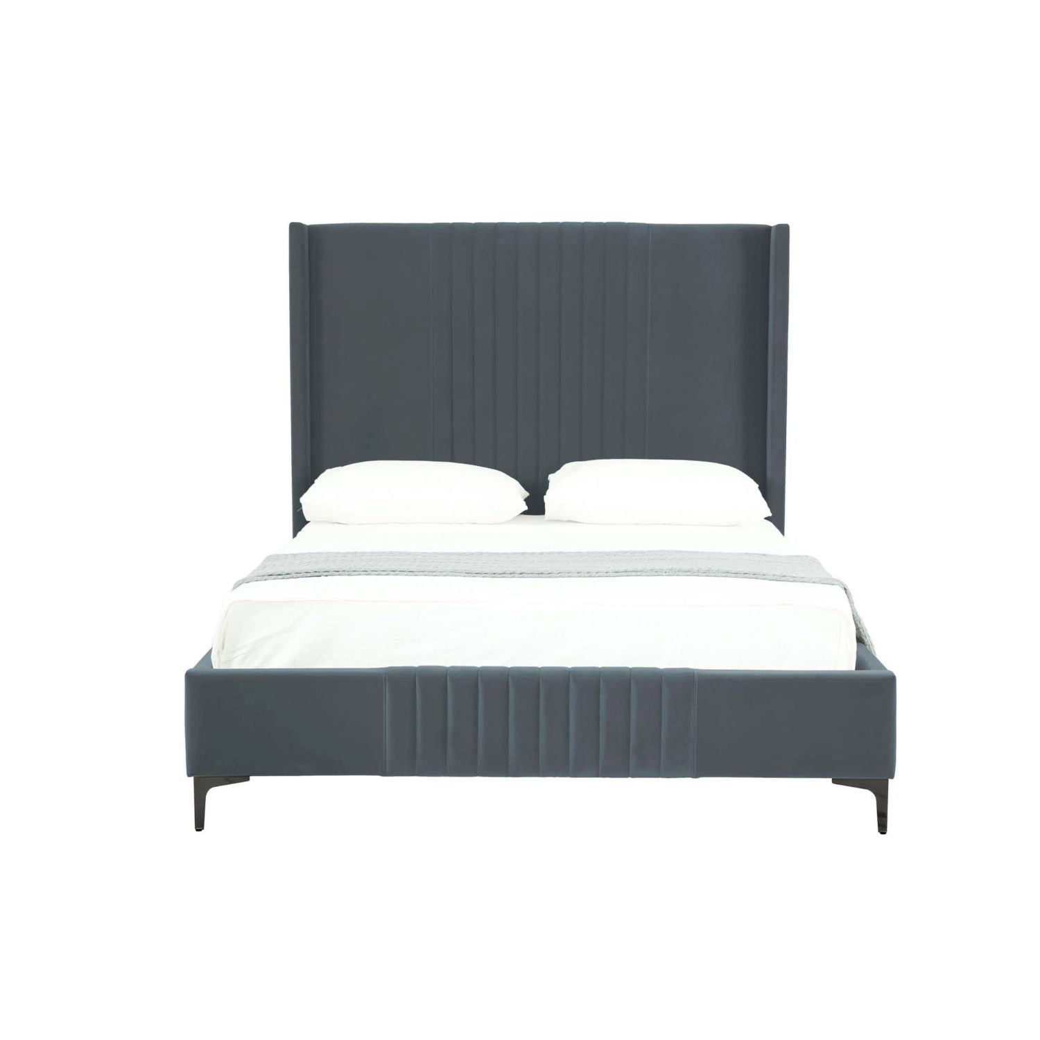 Promenade - Bed With Upholstered Headboard And Slats by HouseOfZazla