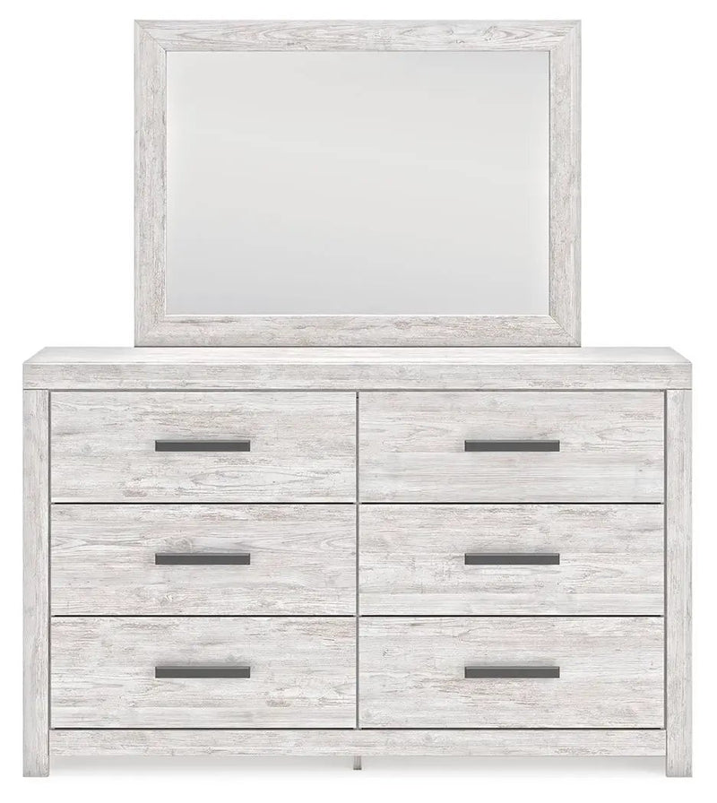 Cayboni - Dresser And Mirror - Whitewash by Unique Piece Furniture