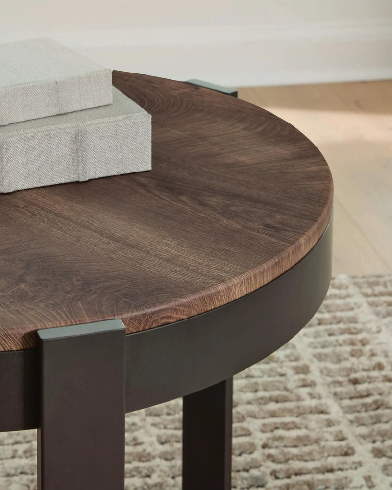 Horizon Hills - Occasional Table Set (Set of 3) - Brown / Black by Unique Piece Furniture