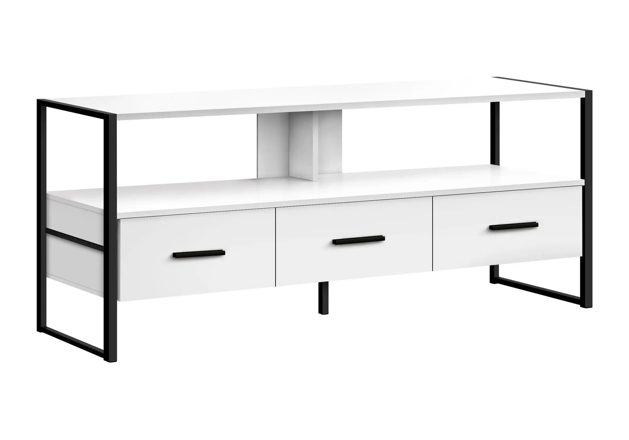 TV Stand, Console, Media Entertainment Center, Storage Drawers, Modern by Unique Piece Furniture
