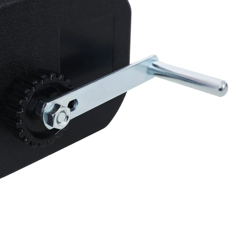 Reversible Electric Trailer Winch For Boats Up To 5000 Lbs With Galvanized Wire Rope And Casing - Black by HouseOfZazla