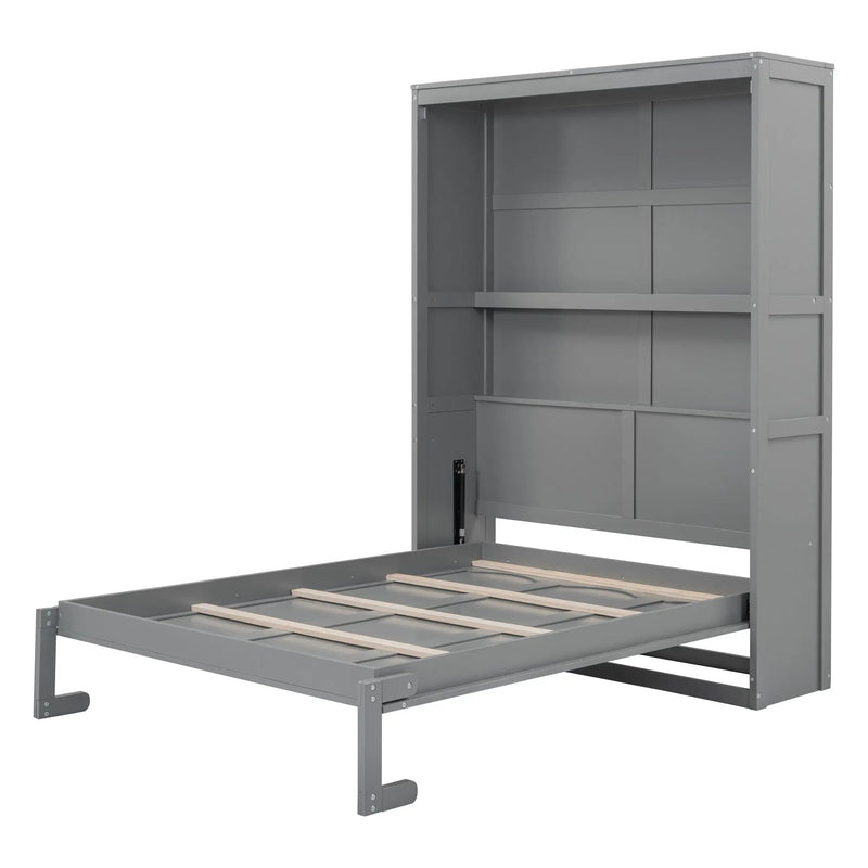 Murphy Wall Bed With Shelves, Space Saving by Unique Piece Furniture