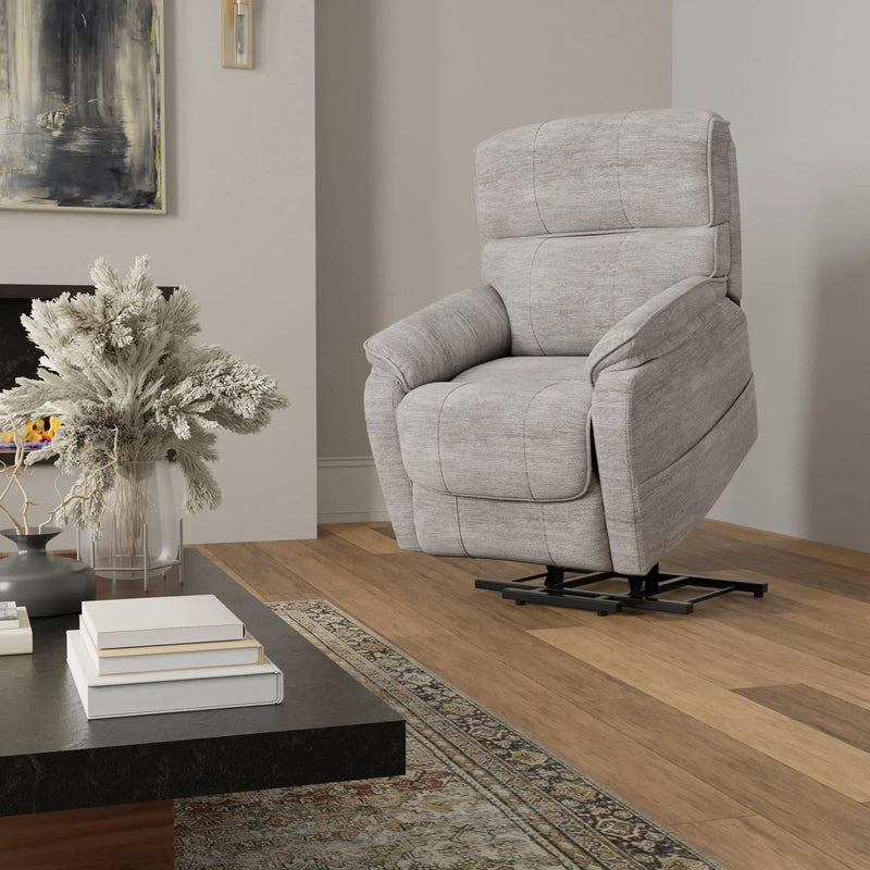 Lucie - Fabric Power Lift Chair - Gray by Unique Piece Furniture