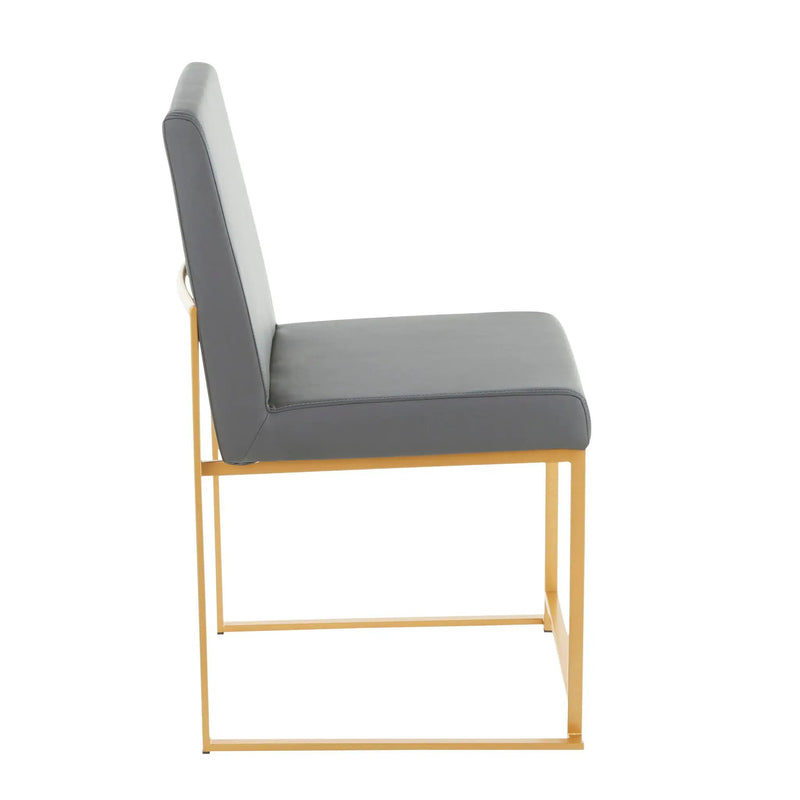 Fuji - Contemporary Stylish Frame, High Back Dining Chair (Set of 2) by Unique Piece Furniture