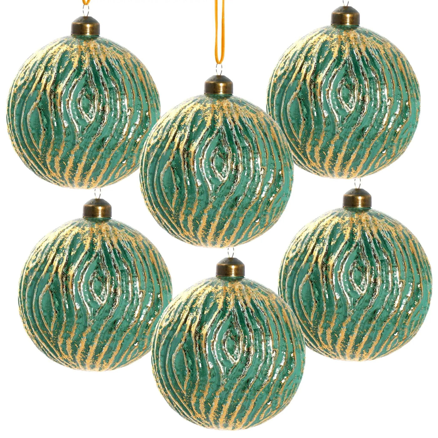 Christmas Ball Glass Decorative Hanging Ball Christmas Tree Ornaments For Holiday Party Decorations by Unique Piece Furniture