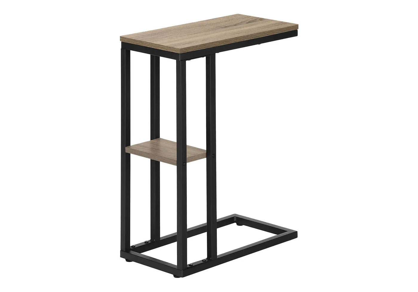 Accent Table, C - Shaped, Marble Look Contemporary & Modern Convenient Design by Unique Piece Furniture