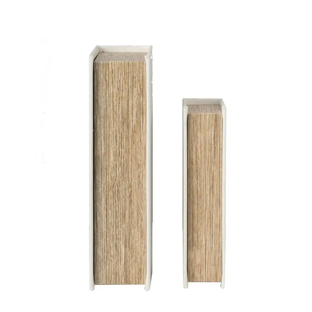 Book Boxes (Set of 2) - White / Gold by Unique Piece Furniture