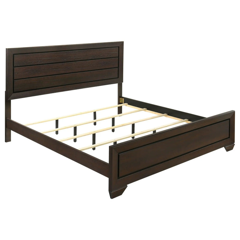 Kauffman 5-piece Eastern King Bedroom Set Dark Cocoa by Unique Piece Furniture