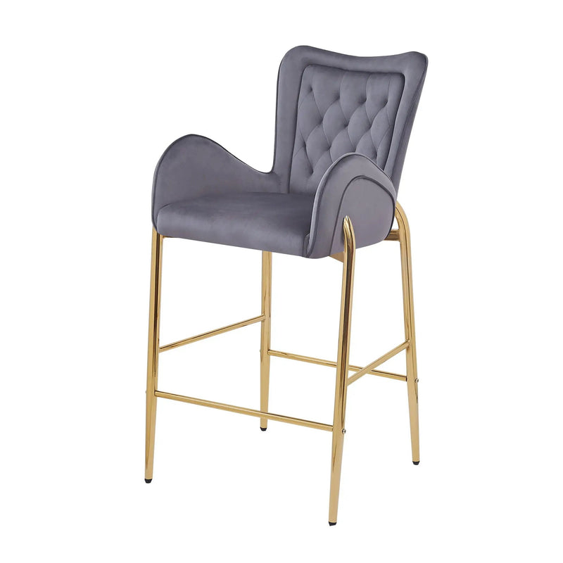 Fabric Counter Height Bar Stools (Set of 2) by HouseOfZazla