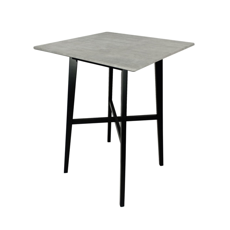 Modern Bar Height Dining Table, Rubberwood Legs and Laminate Table Top by HouseOfZazla