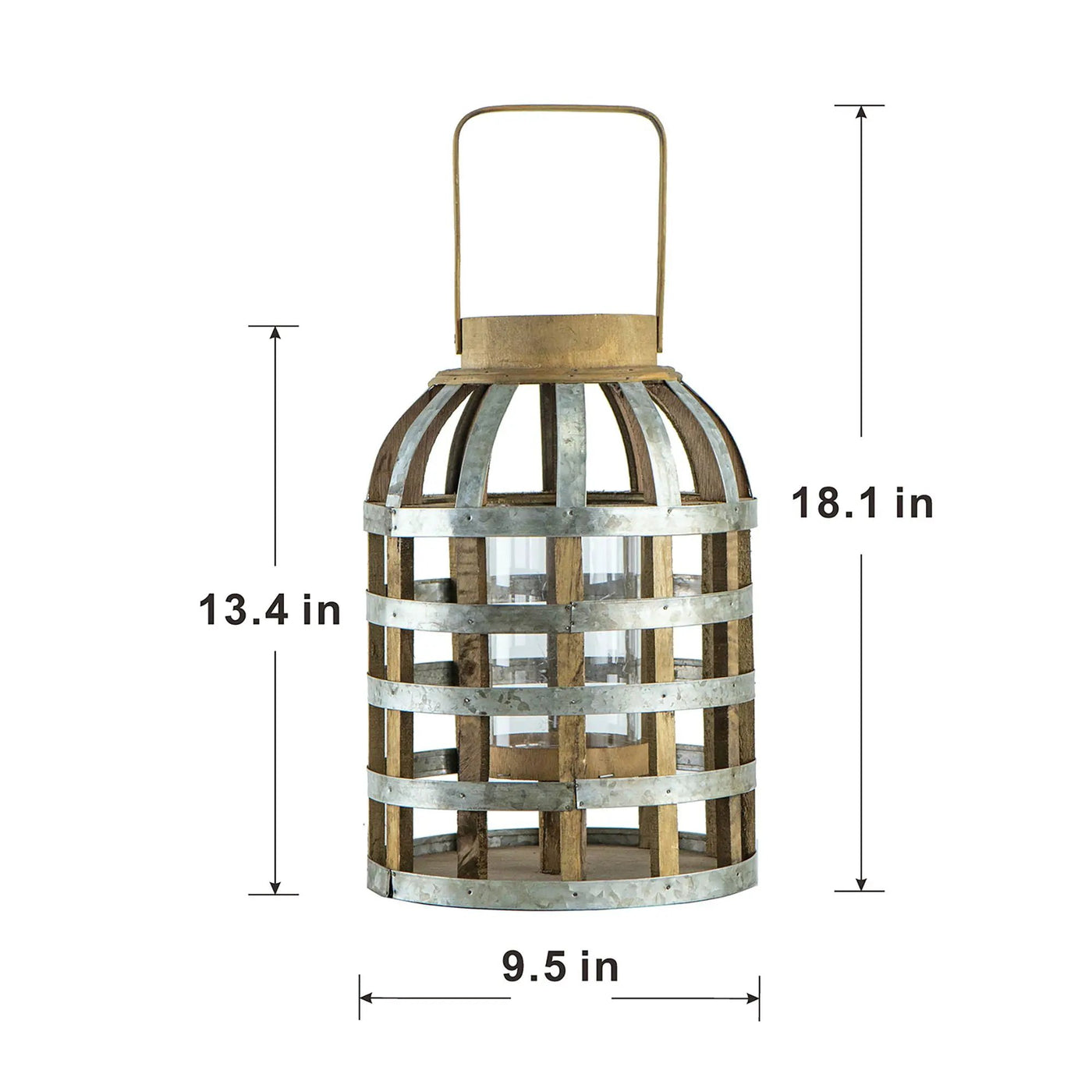 Decorative Lantern With Handle Wooden Lantern For Indoor Outdoor Home Garden Wedding by HouseOfZazla