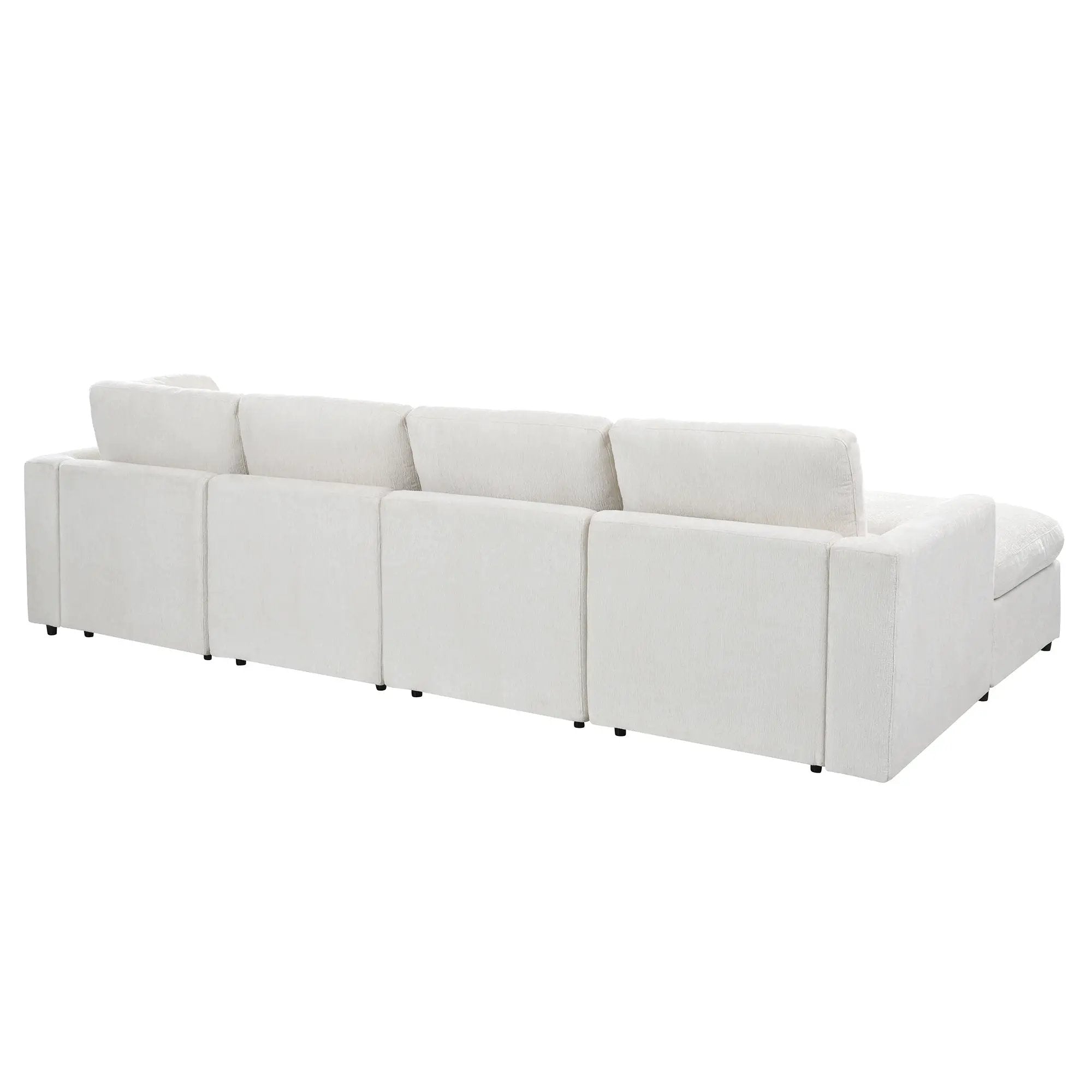 U-Style 130.3" 6-Seater Modular Sectional Sofa by HouseOfZazla