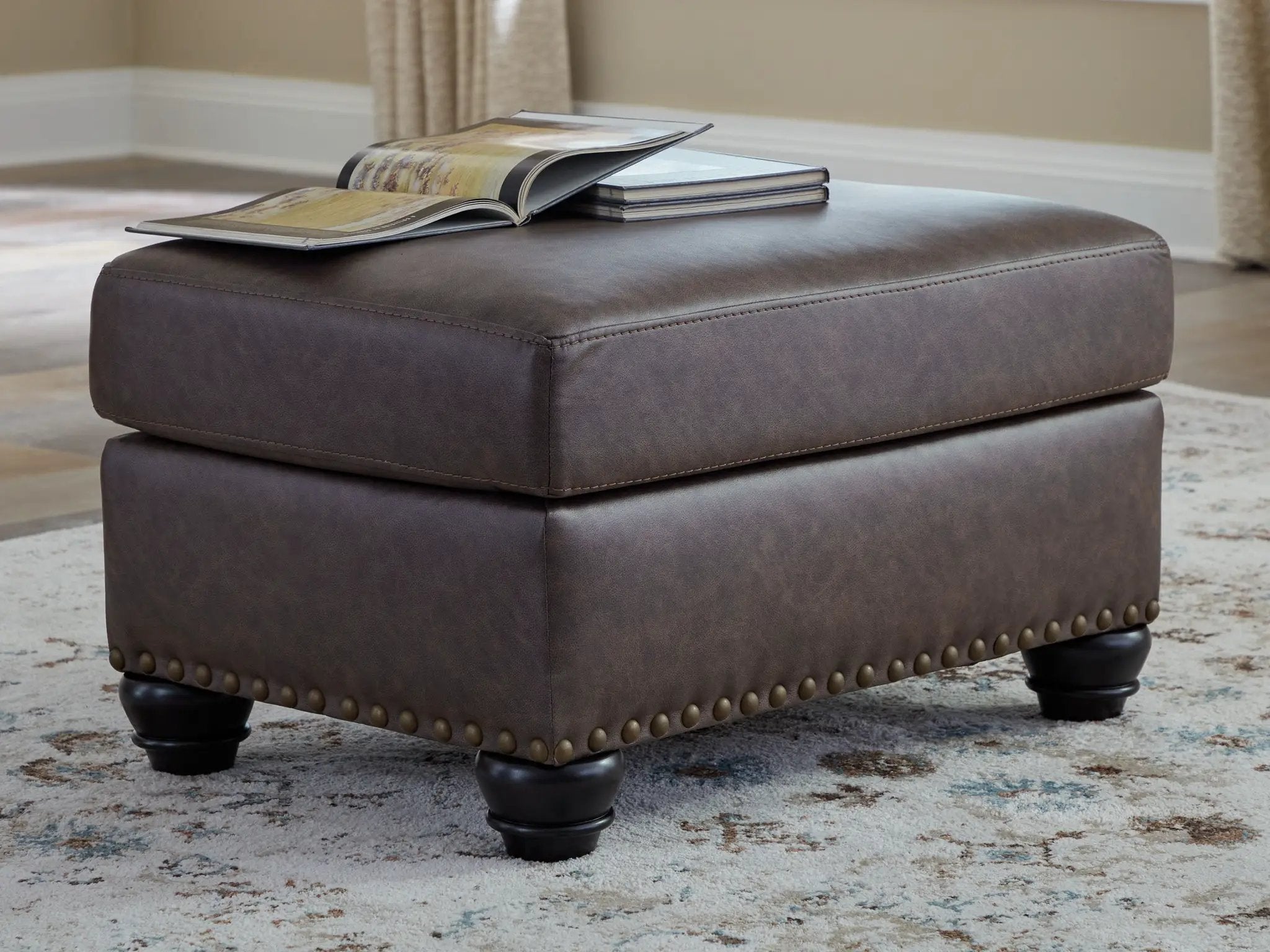 Roxmere - Ottoman - Umber by Unique Piece Furniture