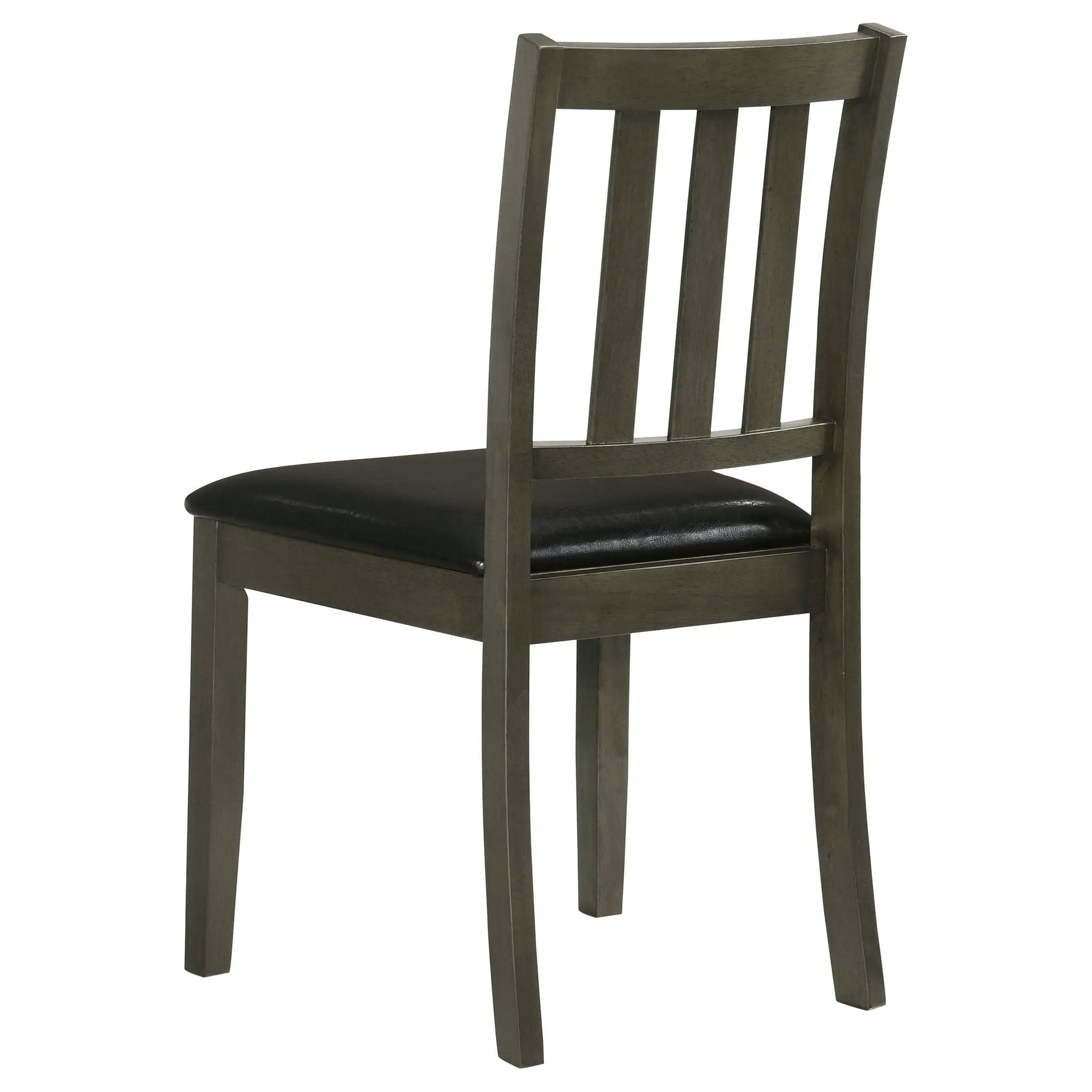 Parkwood 5-piece Square Dining Table Set Charcoal by Unique Piece Furniture