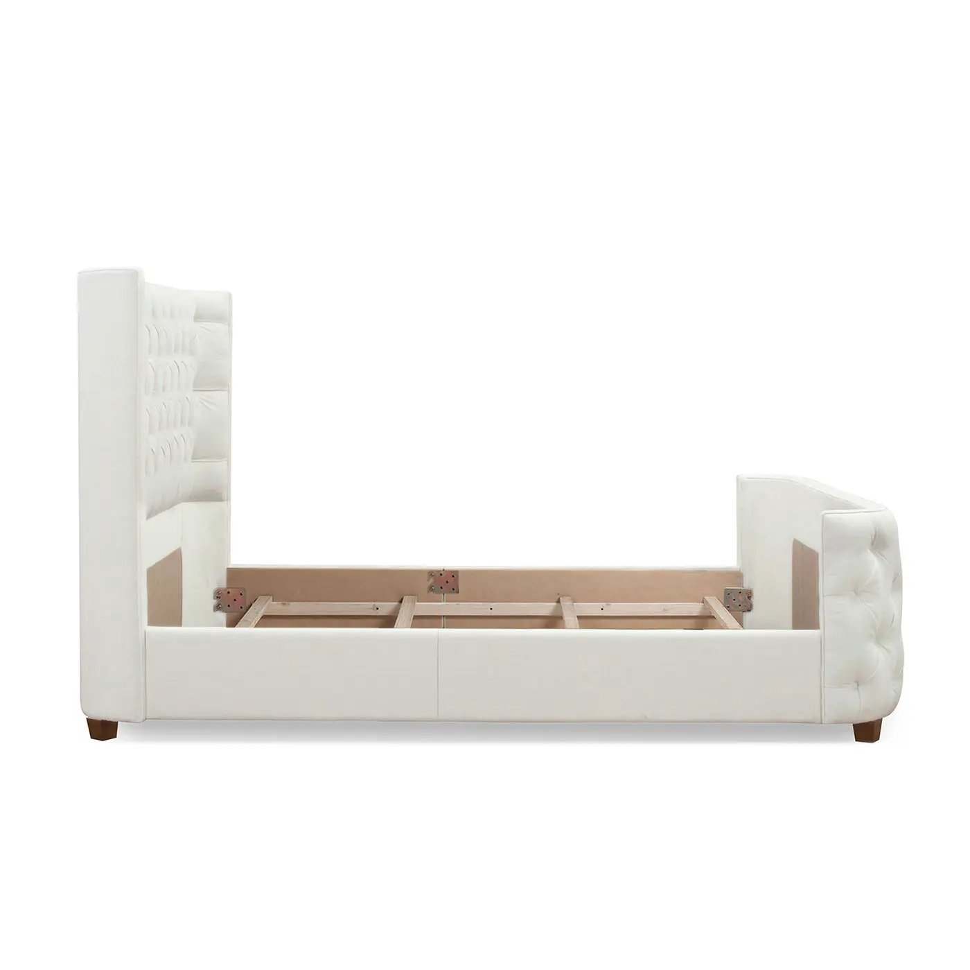 Brooklyn - Tufted Panel Bed Headboard And Footboard Set by HouseOfZazla