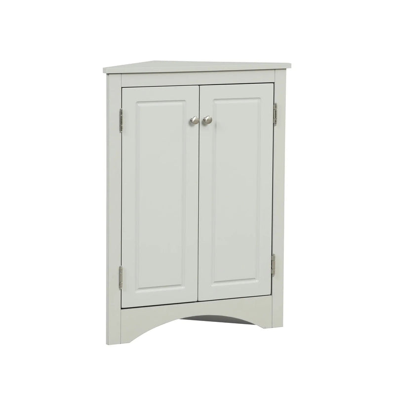 Triangle Bathroom Storage Cabinet With Adjustable Shelves, Freestanding Floor Cabinet For Home Kitchen by HouseOfZazla