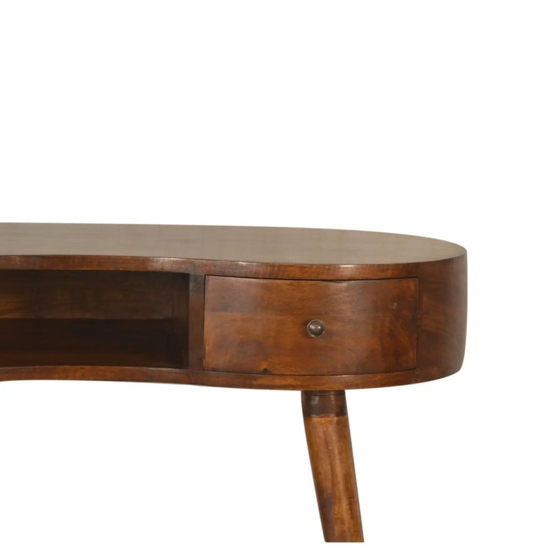 Rounded Writing Desk - Chestnut by Unique Piece Furniture