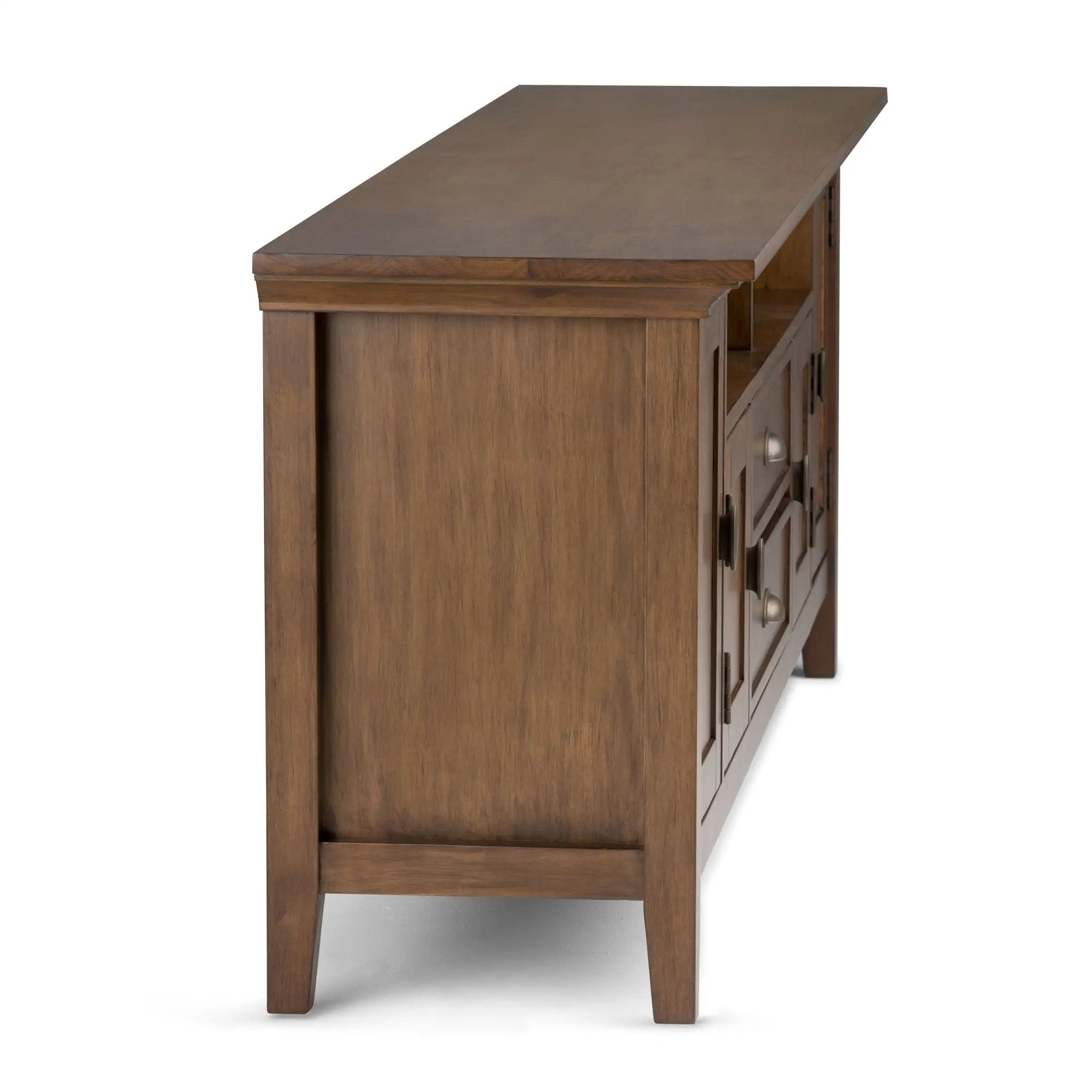 Redmond - TV Media Stand - Rustic Natural Aged Brown by Unique Piece Furniture
