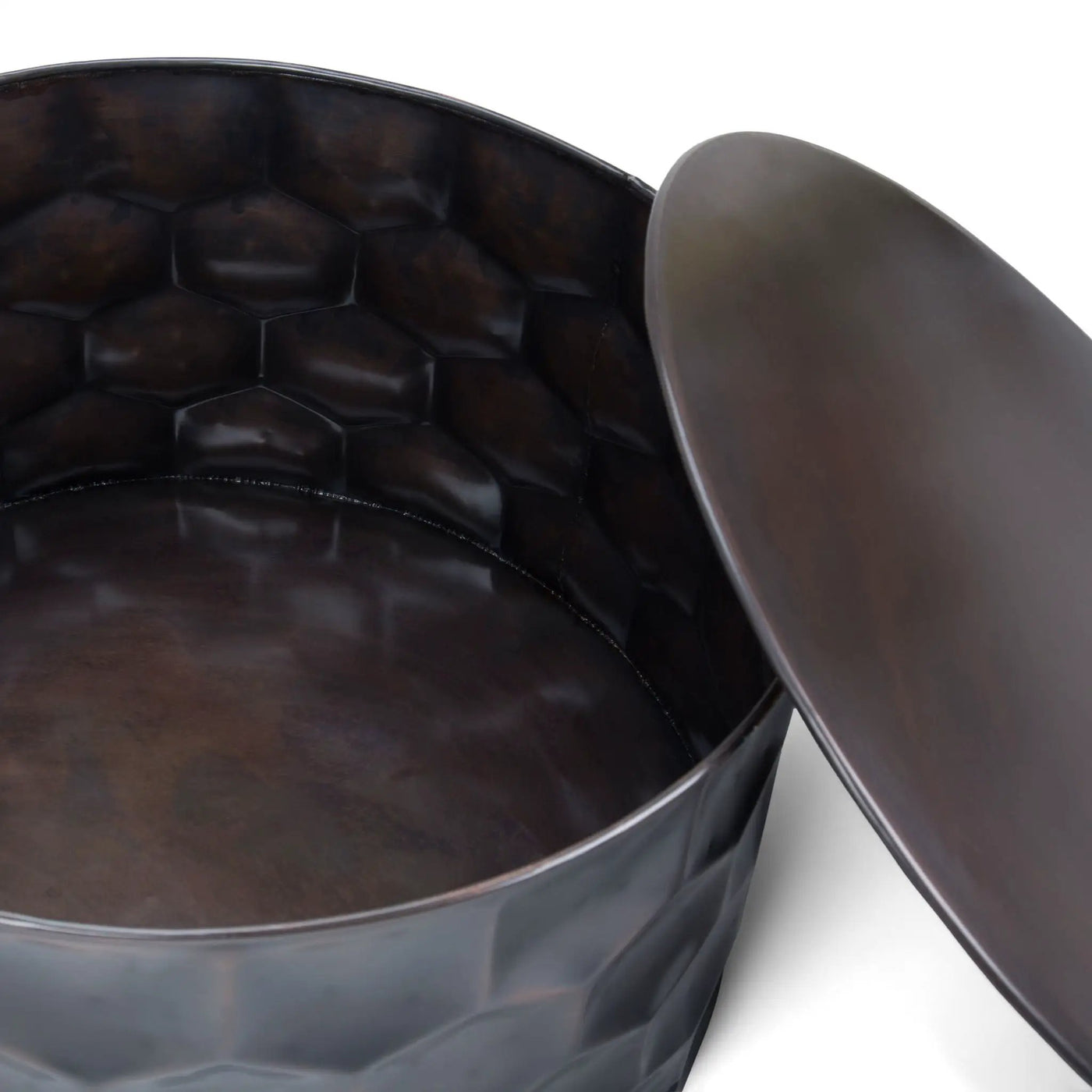 Whitney - Handcrafted Metal Storage Table by Unique Piece Furniture