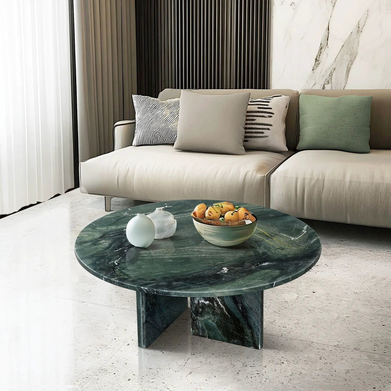 Luxury Coffee Table With Unique Veining, Unique Stone Design by HouseOfZazla