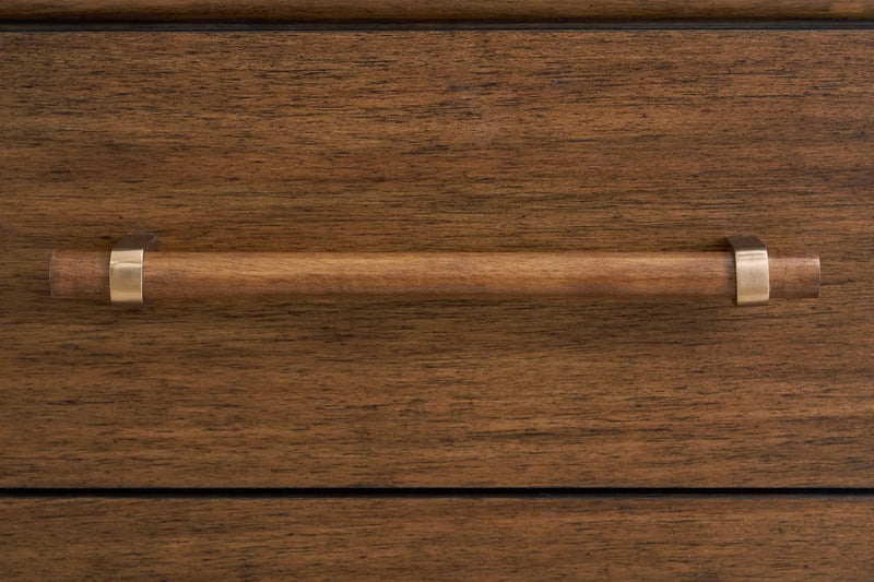 Lyncott - Five Drawer Chest - Brown by Unique Piece Furniture
