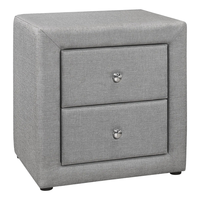 Nightstand, Storage Drawer Versatile Use, Upholstered, Transitional by Unique Piece Furniture