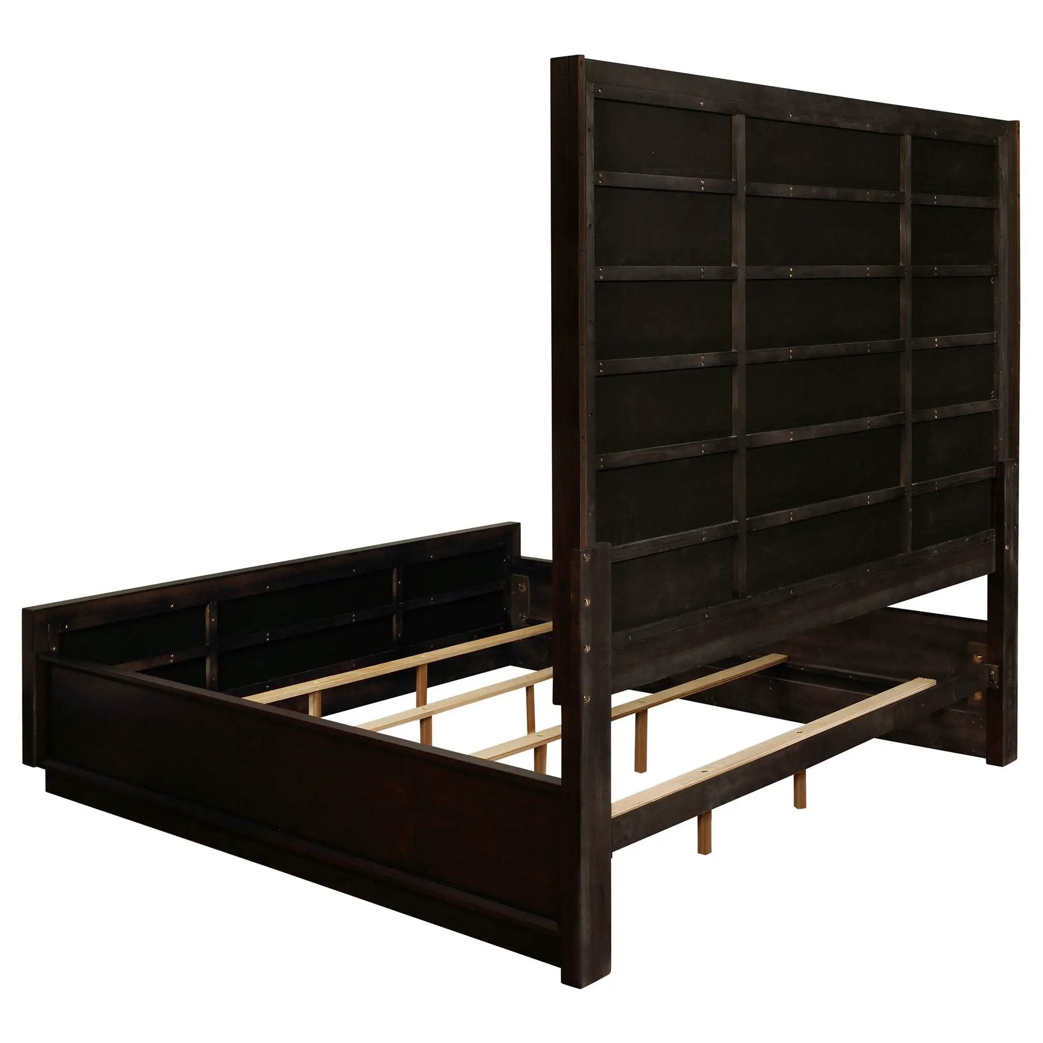 Prescott - 5 Piece California King Bedroom Set - Dark Brown