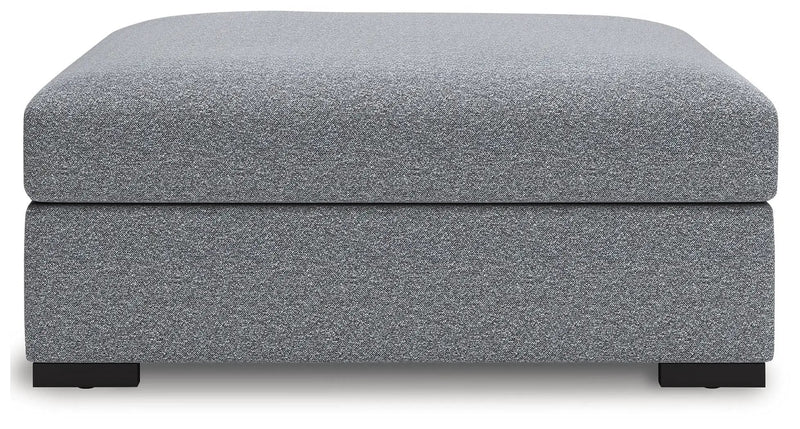 Bealton - Oversized Accent Ottoman - Salt And Pepper by Unique Piece Furniture