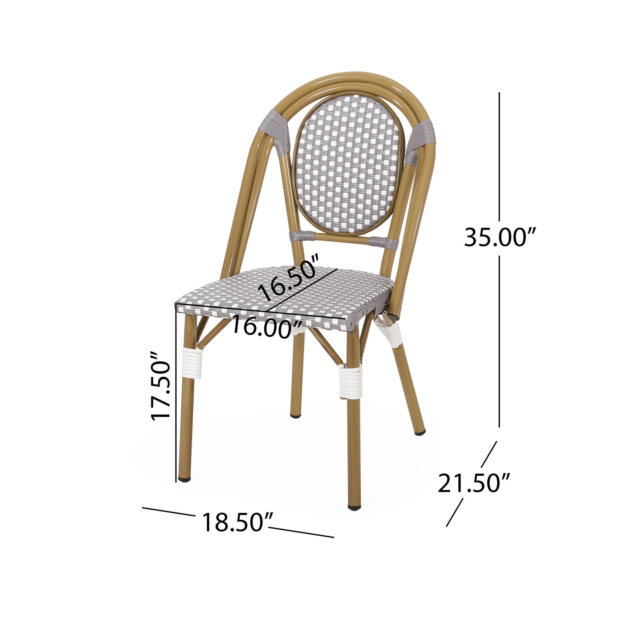 French Bistro Chair Set of 2 by HouseOfZazla