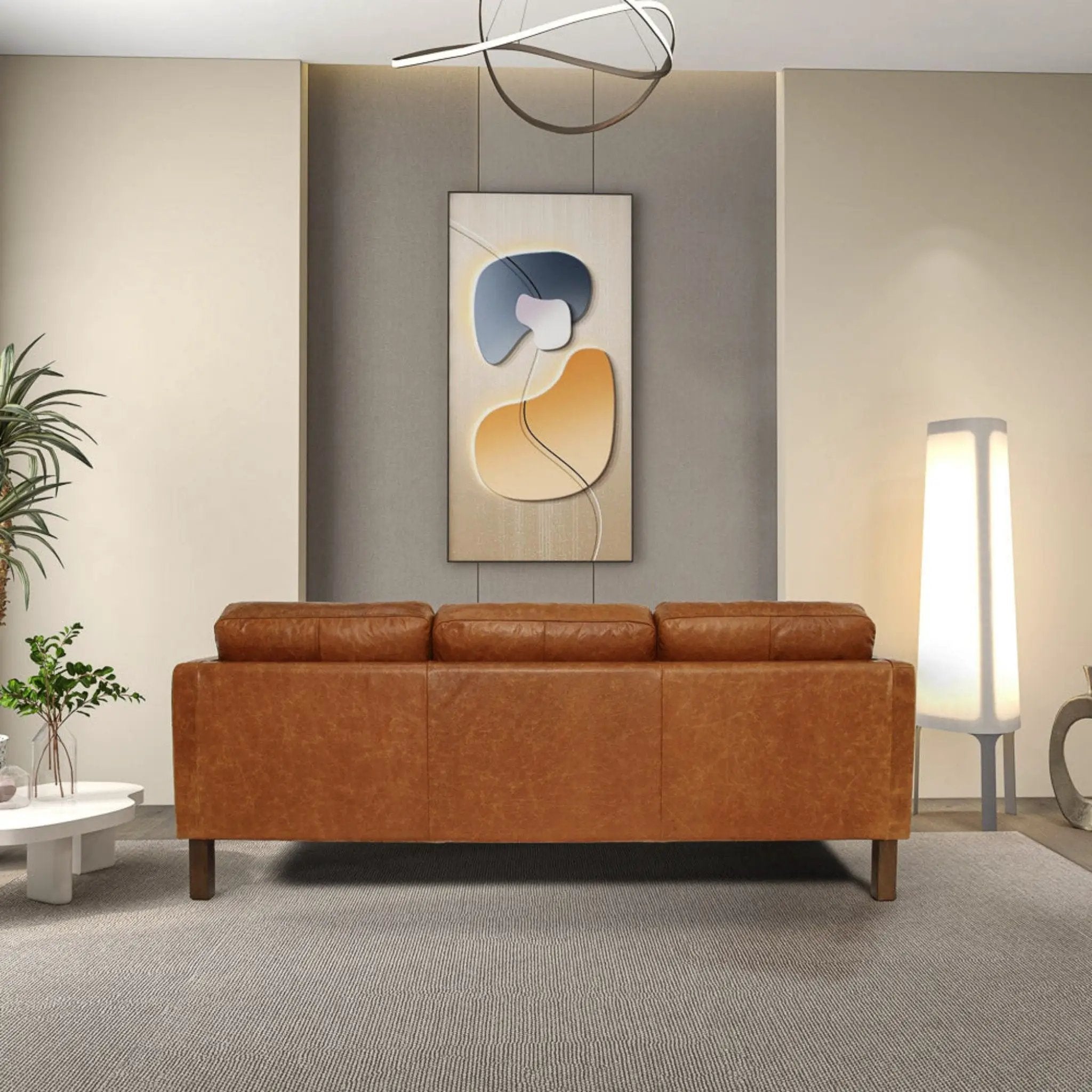Memphis - Waxy Sofa - Cognac by HouseOfZazla