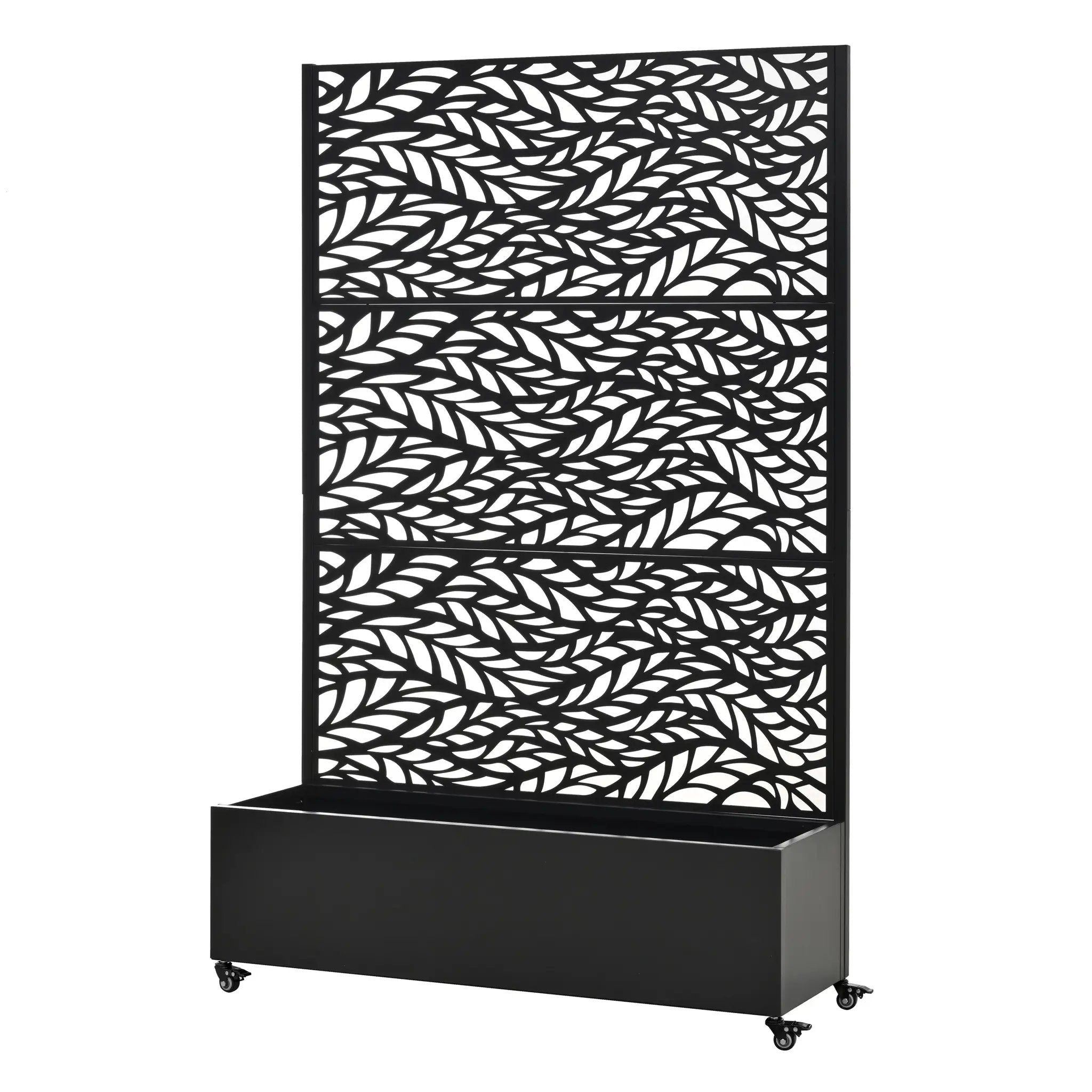 Metal Raised Garden Bed with Wheels and Trellis by HouseOfZazla