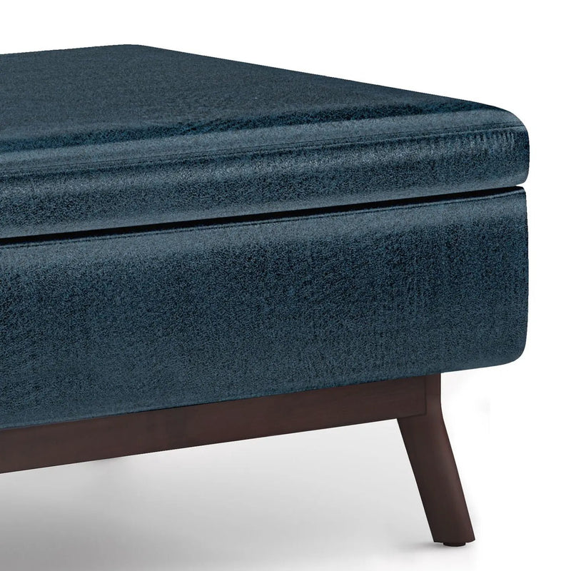 Owen - Upholstered Rectangular Storage Ottoman by HouseOfZazla