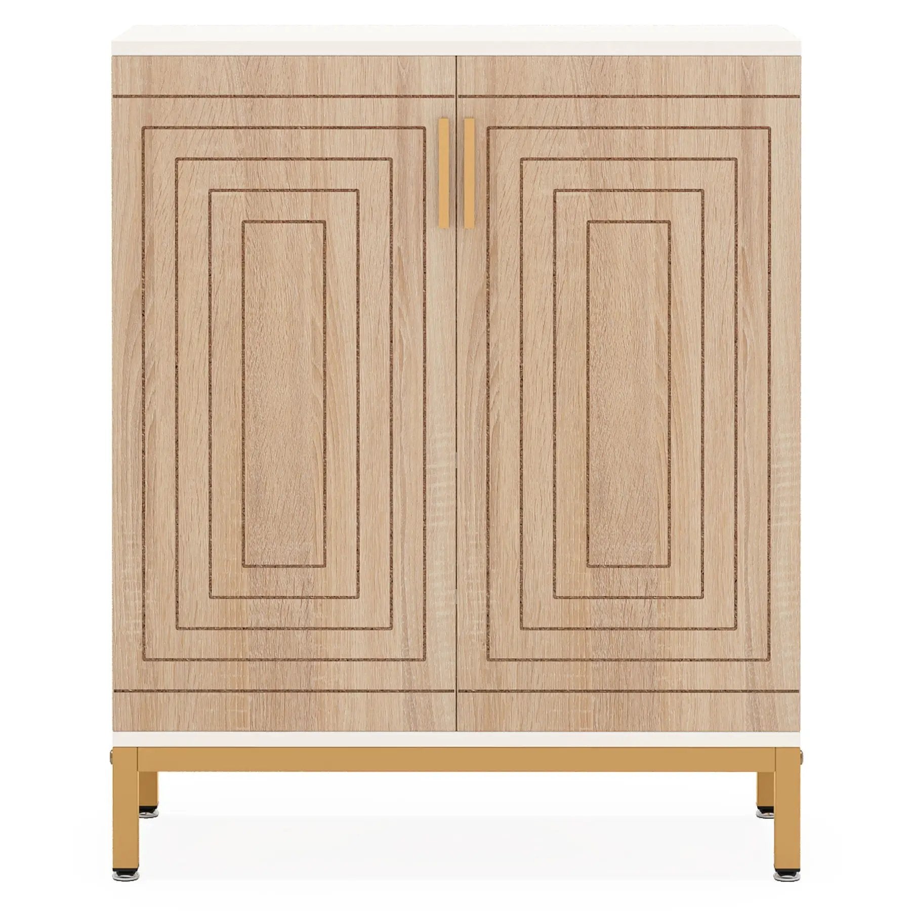 Shoe Cabinet With Doors, 5 Tiers Shoe Storage Organizer by HouseOfZazla