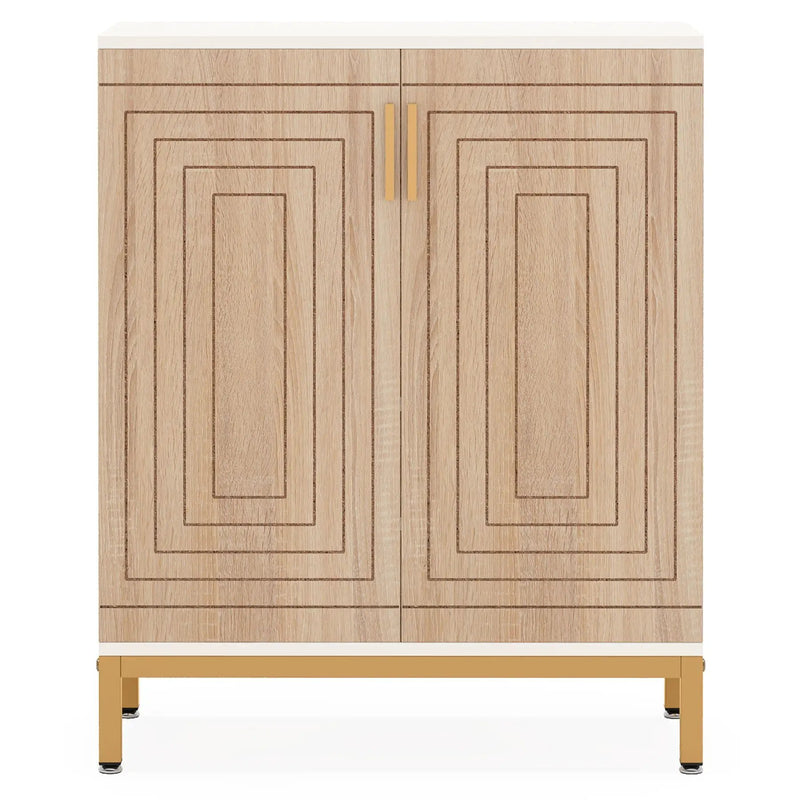 Shoe Cabinet With Doors, 5 Tiers Shoe Storage Organizer by HouseOfZazla