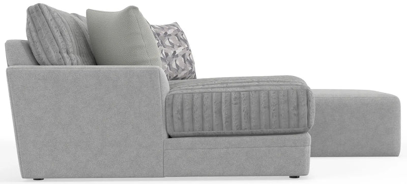 Titan - Sectional With Comfort Coil Seating, Cocktail Ottoman And Accent Pillows Included by Unique Piece Furniture