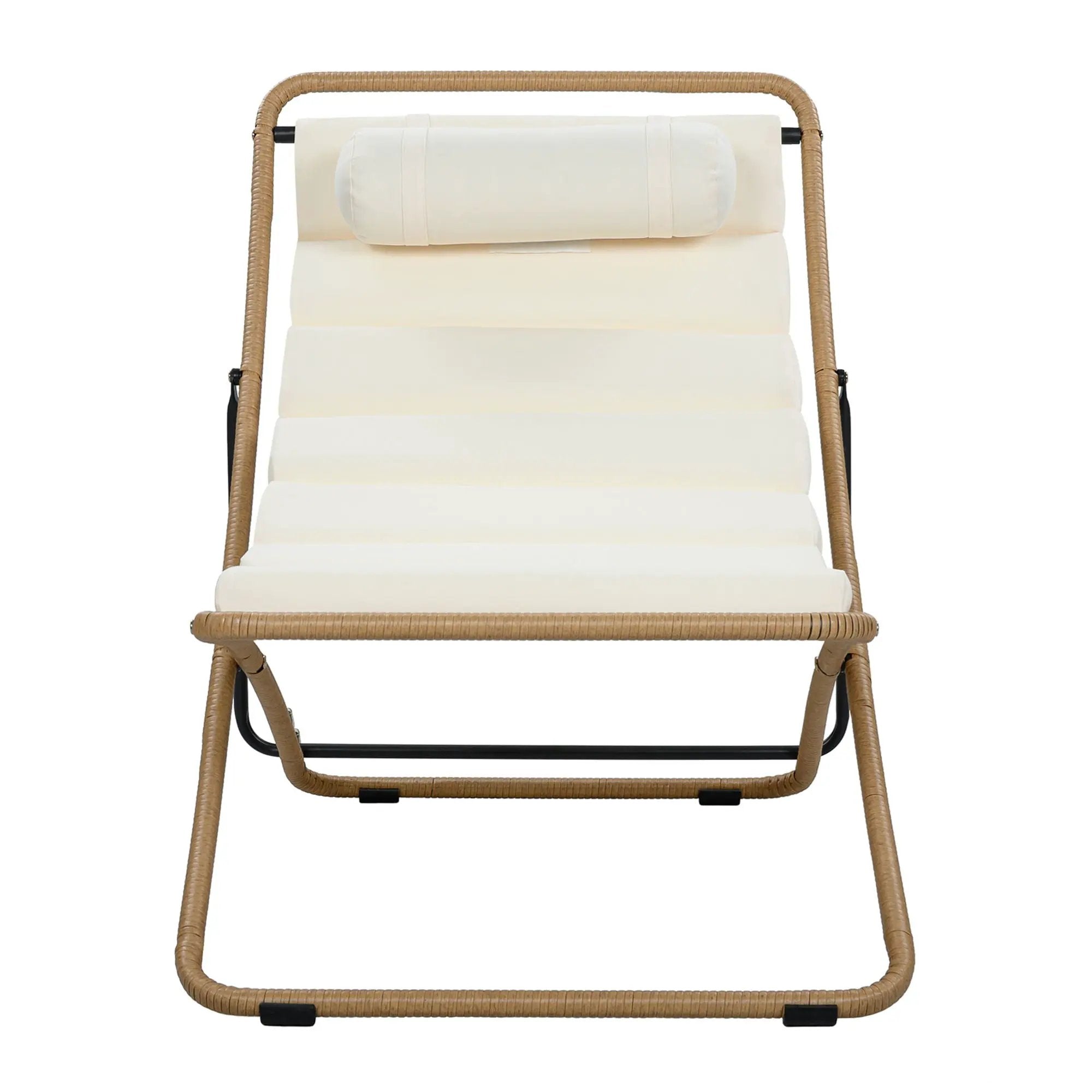 Outdoor Folding Chair With Adjustable Backrest (Set of 2) by HouseOfZazla