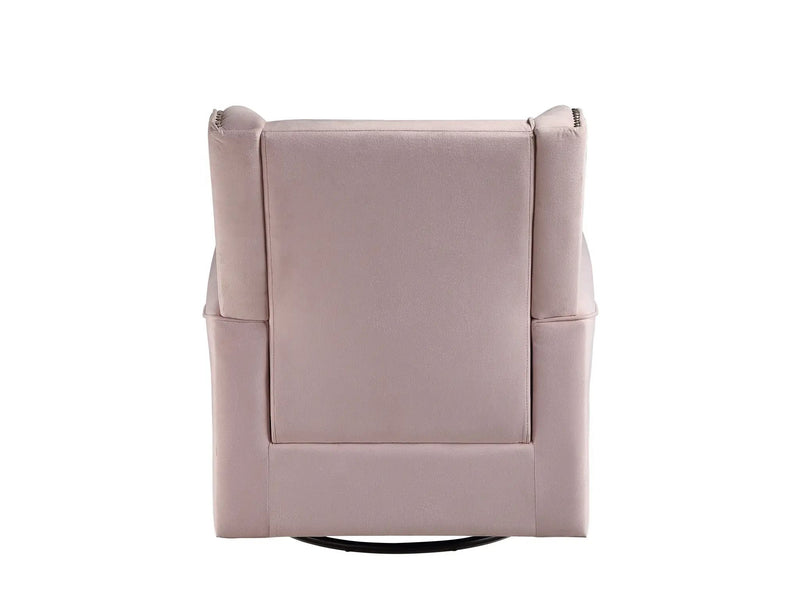 Tamaki - Glider Chair With Swivel - Pink by Unique Piece Furniture