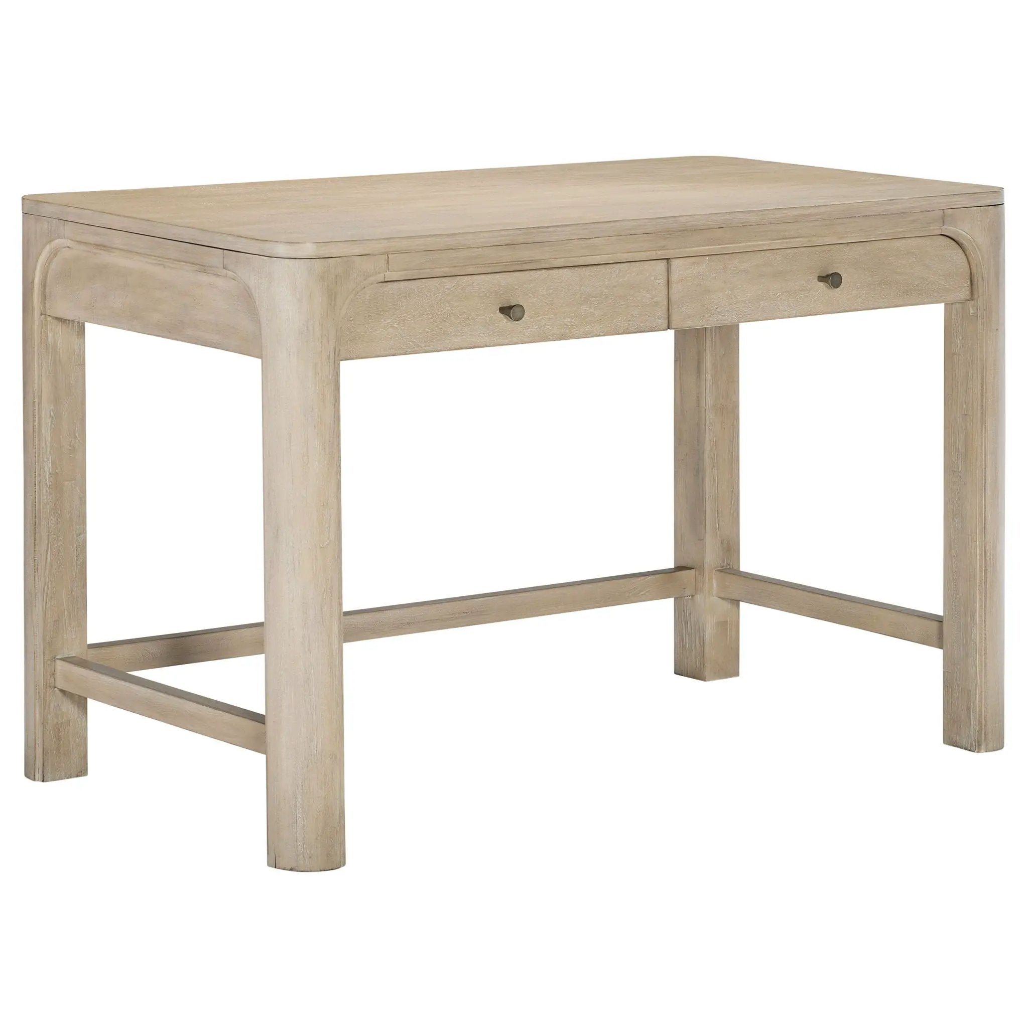 Solano 2-drawer Makeup Table Vanity Desk Weathered Mango by Unique Piece Furniture