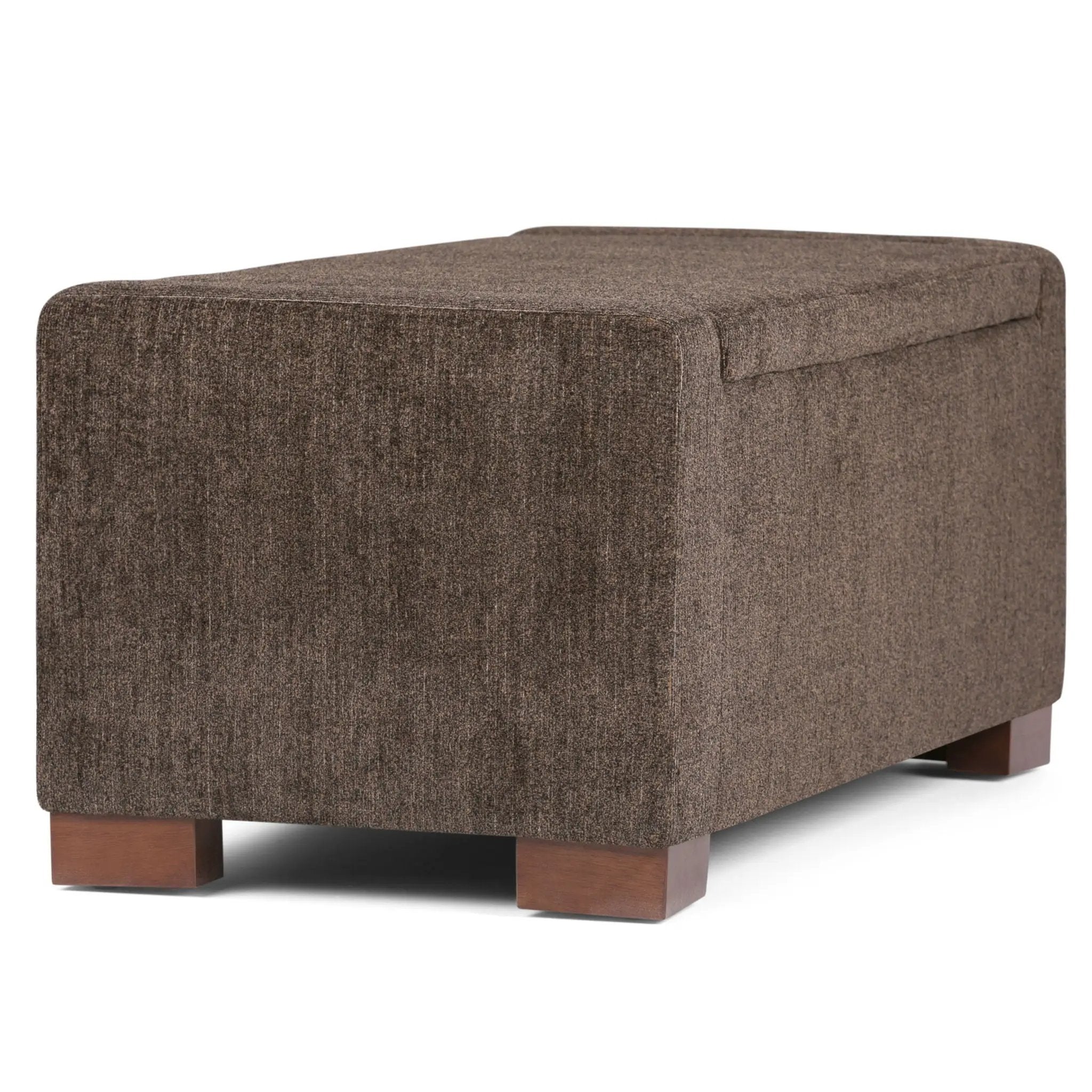 Bretton - Lift Top Storage Ottoman - Deep Umber Brown by Unique Piece Furniture