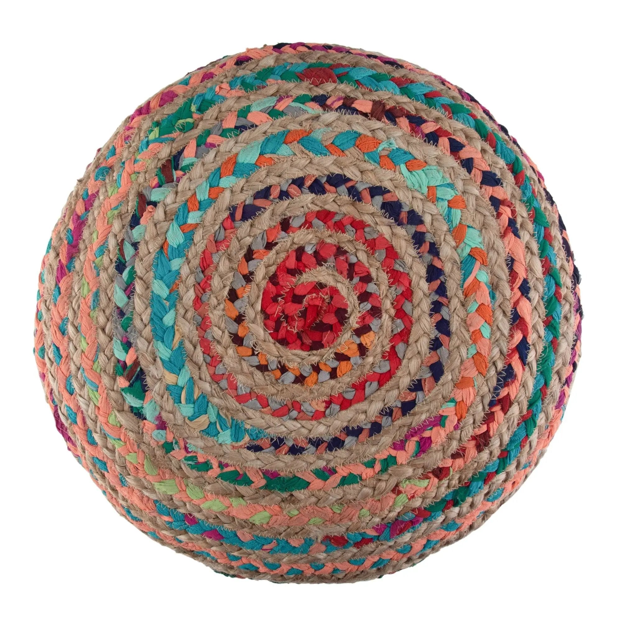Margo - Handcrafted Round Pouf by Unique Piece Furniture
