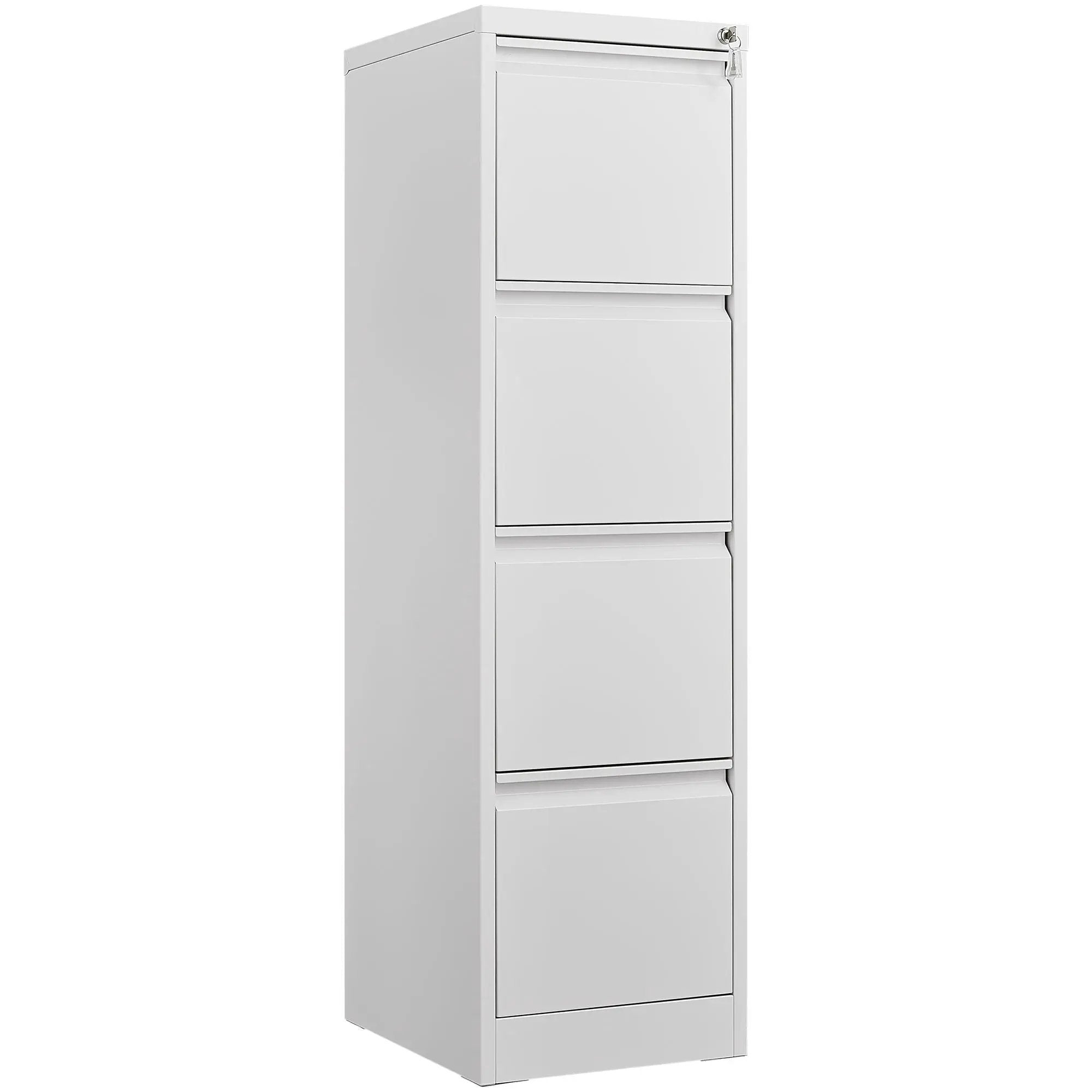 Durable Metal 3 Drawer File Cabinet With Lock For Office Storage by Unique Piece Furniture